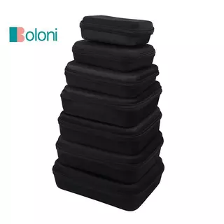 [Boloni] 1 ชิ้น EVA Hard Storage Bag Travel กระเป๋าซิปแบบพกพาหลายซ่อมเครื่องมือกระเป๋าถือกลางแจ้ง Anti-scratch เคสป้องกันใหม่