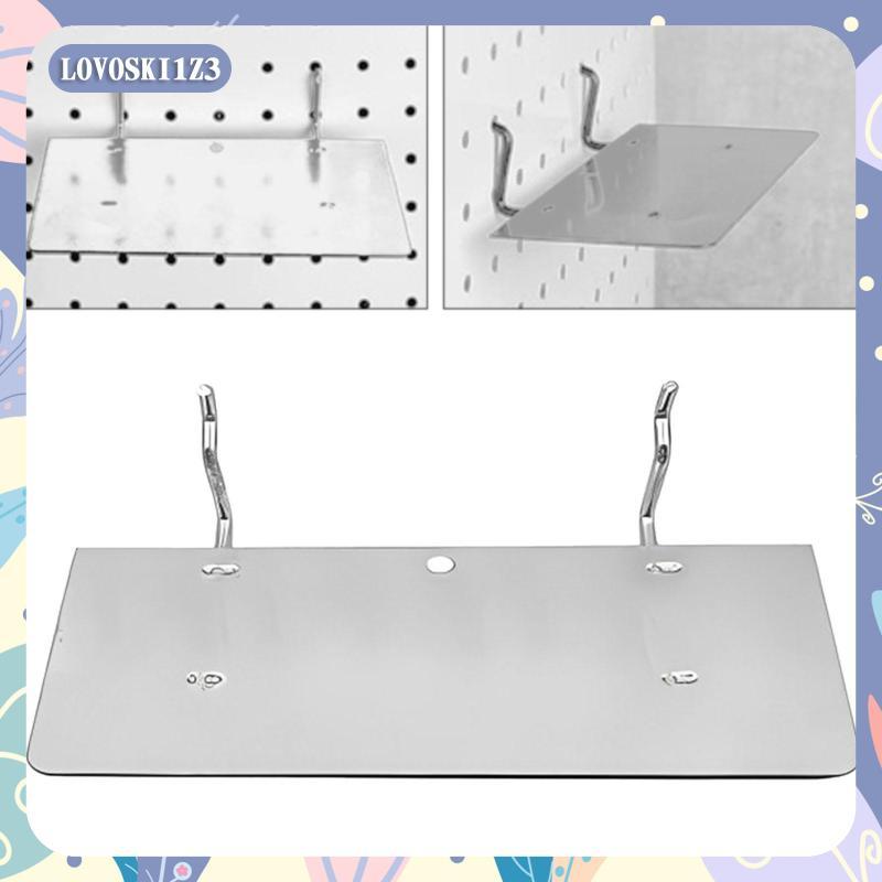 [lovoski1z3] Pegboard ชั้นวาง Wall Organizer ติดตั้งง่าย Pegboard ถาดติดผนังจัดเก็บ