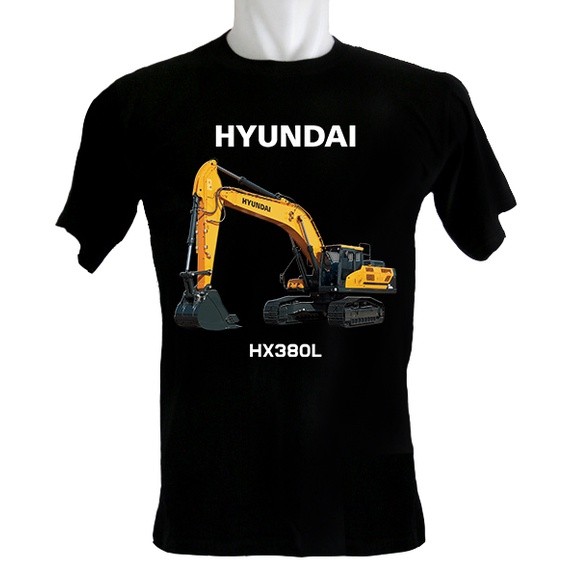 เจอร์ซีย์เสื้อยืดรถขุด Hx380l