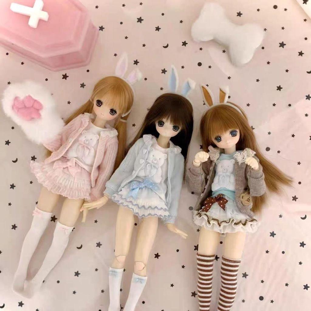 [เสื้อผ้าเดียวไม่รวมตุ๊กตา] blythe ob24 azone Casual Daily Suit Clothes Skirt