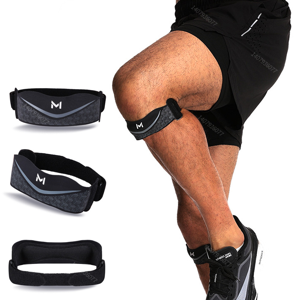 1PCS เข่ารั้งเจล Pad เข่า Patella สายรัดสําหรับบรรเทาอาการปวด, Patella Band สําหรับวิ่งบาสเกตบอลเทนน
