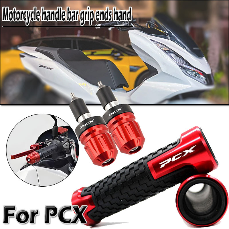 รถจักรยานยนต์จับรถมอเตอร์ไซด์Handlebar Counterweightหมวกปลั๊กSliderสําหรับPCX 125 150 160 PCX125 PCX