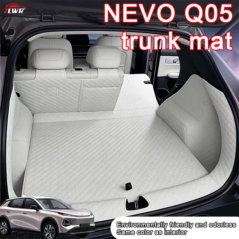 ZLWR เหมาะสําหรับพรมท้ายรถ NEVO Q05, แพ็คเกจตกแต่งภายในดัดแปลงรอบทิศทางเต็มรูปแบบ, อุปกรณ์พรมท้ายรถ