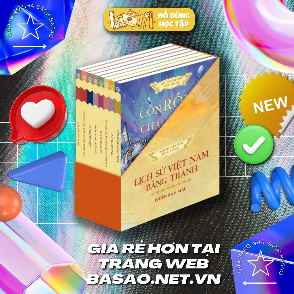 VIETAMES HISTORY IN PICTURES BOX (เวอร์ชั่นสี, HARDCOVER) - BOX OF 8 BOOKS / HISTORY OF VIETNAM IN P
