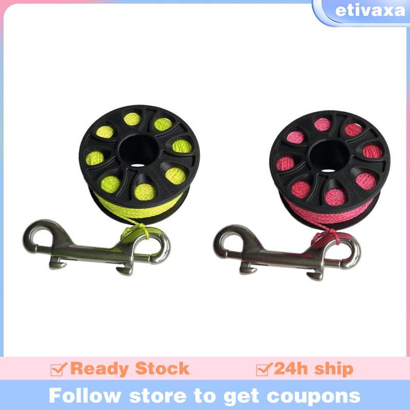 [Etivaxa] Dive Finger Reel & Wreck Scuba Diving Tech Spool Safety Gear Choice