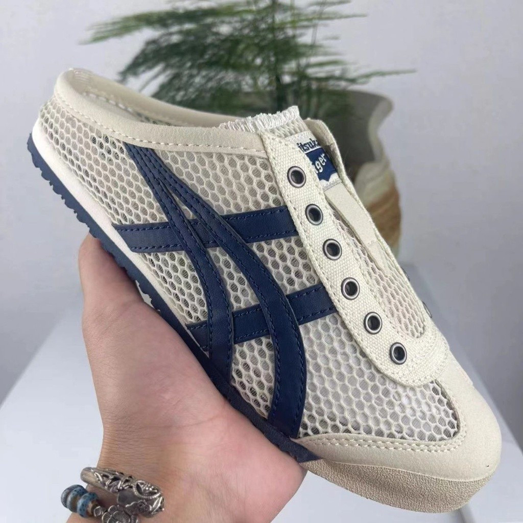 ONITSUKA TIGER Ontisuka Tiger Tiger Tiger รองเท้าผู้ชายผู้หญิงรองเท้าฤดูร้อนอินเทรนด์ตาข่ายระบายอากา