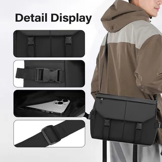 BAGS กระเป๋าสะพายข้าง กันน้ำ ใส่ของได้เยอะ ทนทาน วัยทำงาน & นักเรียน ทุกเพศ ใช้ได้ทุกโอกาส