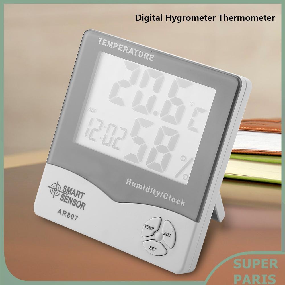 superparis SMART SENSOR AR807 เครื่องวัดความชื้นสัมพัทธ์อุณหภูมิดิจิตอล เครื่องวัดความชื้นสัมพัทธ์ ส