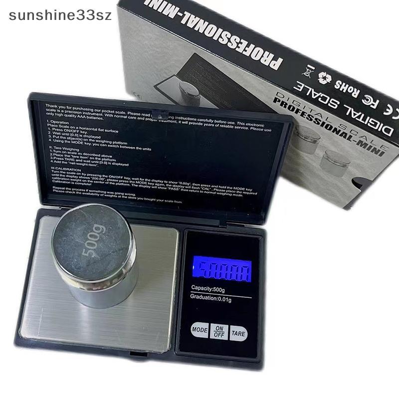 SZE Jewelry Mini Stainless Steel Electronic Scale Digital Poet Scale Gold Gram Balance Weight Scale 