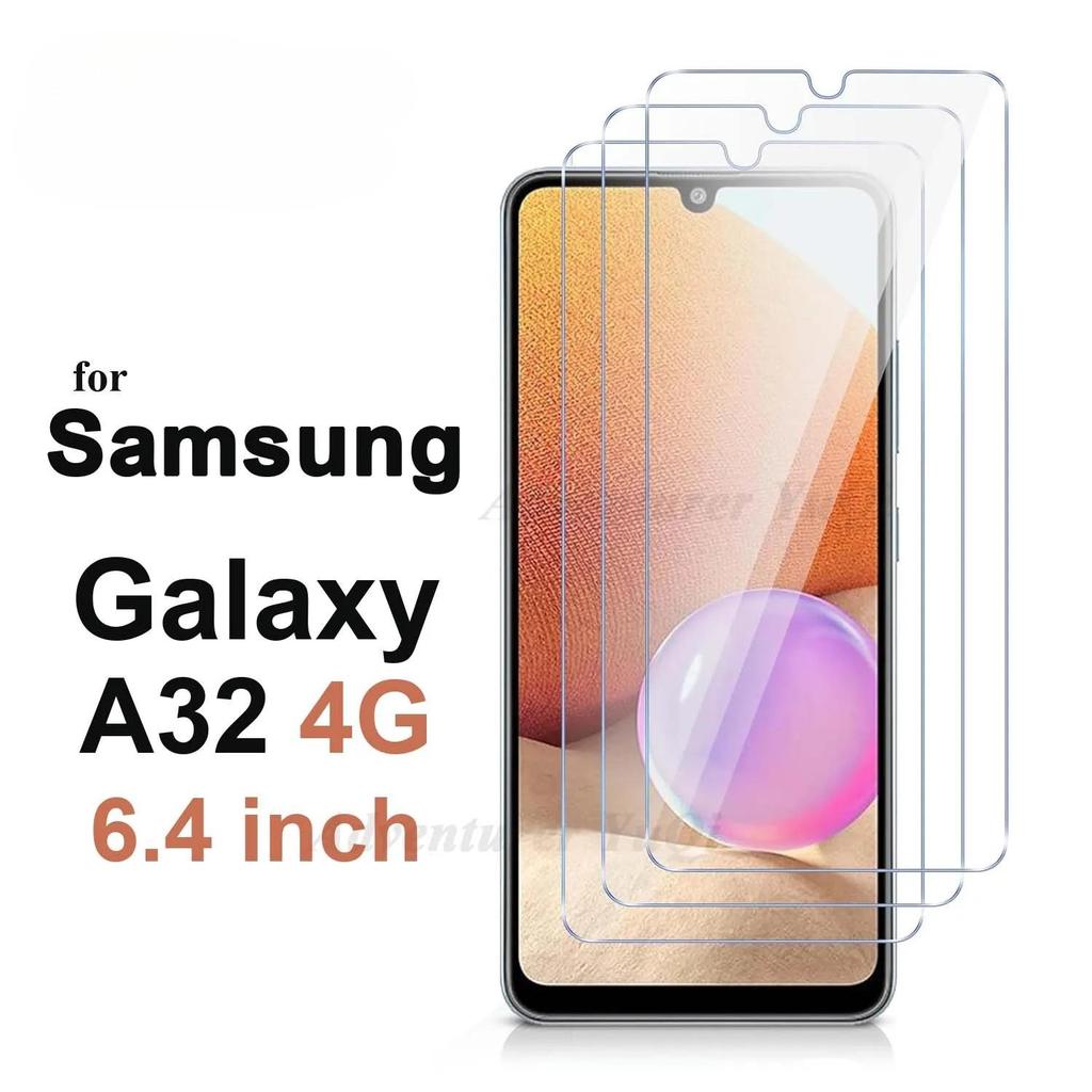 ป้องกันหน้าจอ เหมาะสําหรับ Samsung Galaxy A32 4G 6.4 กระจกนิรภัย HD คริสตัลอลูมิเนียมสูง 9H Anti Scr