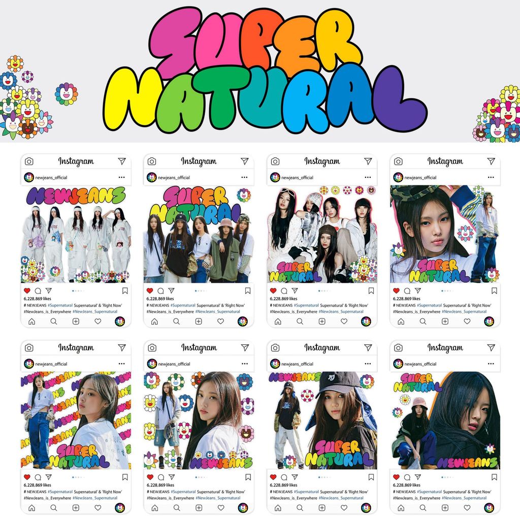 Haerin Celebrity Merchanical การ์ดโปร่งใส Newj Whale เพลงใหม่ SUPERNATURAL สินค้าซ่อน p Photo Card 2