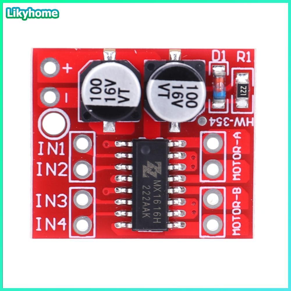 ลิกี้โฮม◐ L298N DC Stepper Motor Board 2.5A มินิย้อนกลับ PWM ความเร็วส่วนประกอบอิเล็กทรอนิกส์