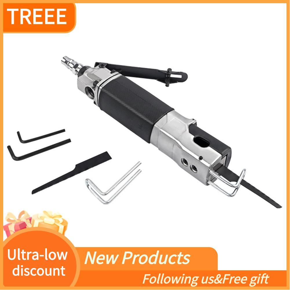 treee เลื่อยลูกสูบลม 90PSI 9000BPM มือถือ Power Metal Heavy Duty อลูมิเนียม Sabre สำหรับพลาสติกไฟเบอ