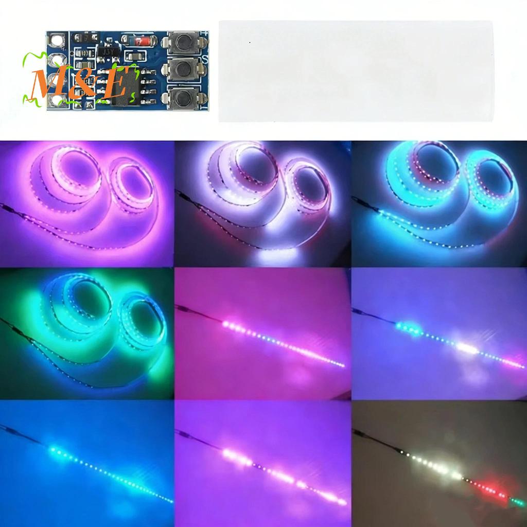 [M&E] โปรแกรม DC5 24V WS2812 LED Strip คณะกรรมการควบคุมสําหรับ RGB Light Test แถบยืดหยุ่นโครงการแสง 