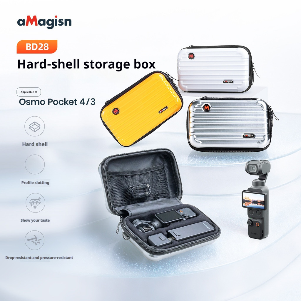 สำหรับ DJI Osmo Pocket 4/3 ถุงเก็บสัมภาระ กระเป๋าสะพายไหล่เดี่ยวขนาดเล็ก VLOG DJI Pocket 4/3 อุปกรณ์เสริมสำหรับกล้องกีฬา