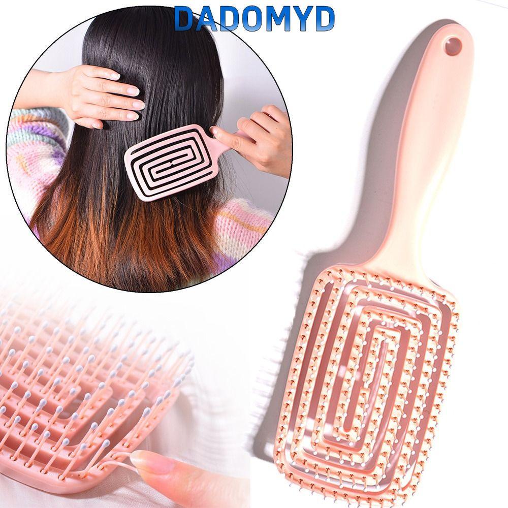 DADOMYD หวีนวด, แปรงขนแห้งเปียกแบบยืดหยุ่น, เครื่องมือจัดแต่งทรงผมหมุดนุ่มแบบยืดหยุ่น, หวีผมทําผม