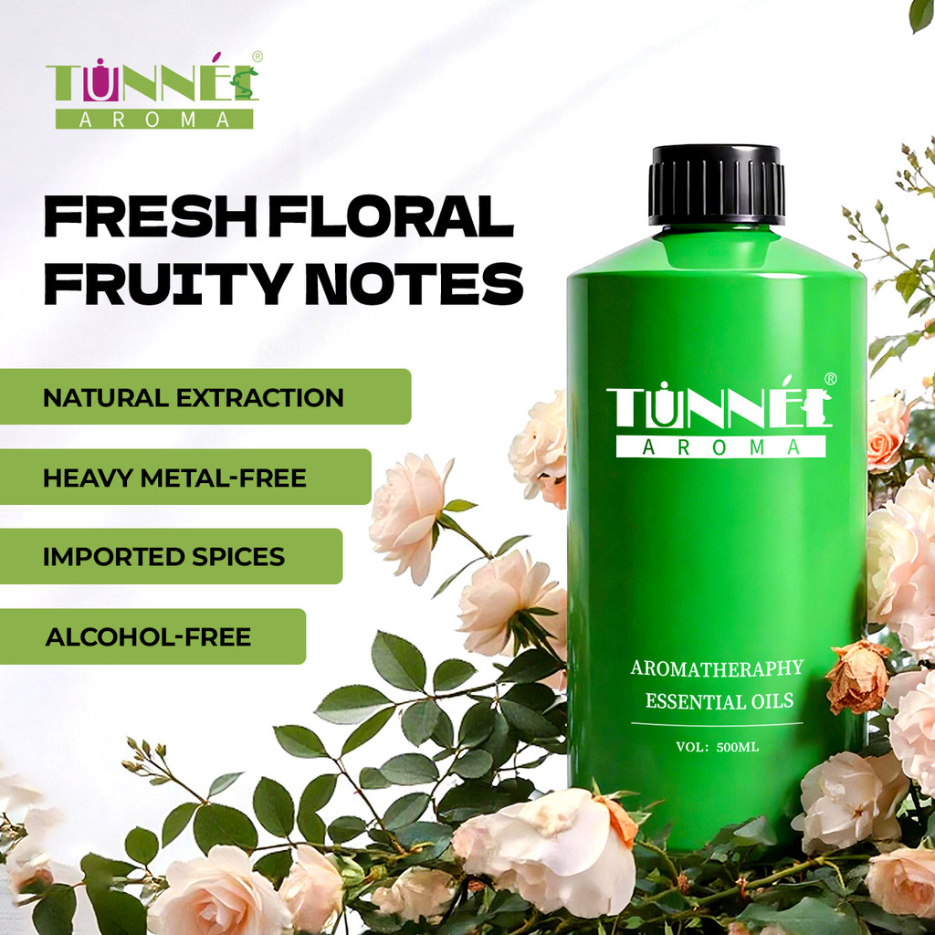 AROMA TUNNEL สารสกัดจากพืชธรรมชาติน้ํามันหอมระเหยดอกไม้ผลไม้กลิ่นอโรมาดิฟฟิวเซอร์ (100ml/500ml)