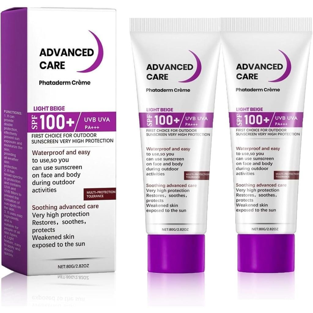 Sun Cream Spf 100 - Spf 100 ครีมกันแดด - Uvb/Uva High Protection Spf 100 Face Moisturizer - Factor 1