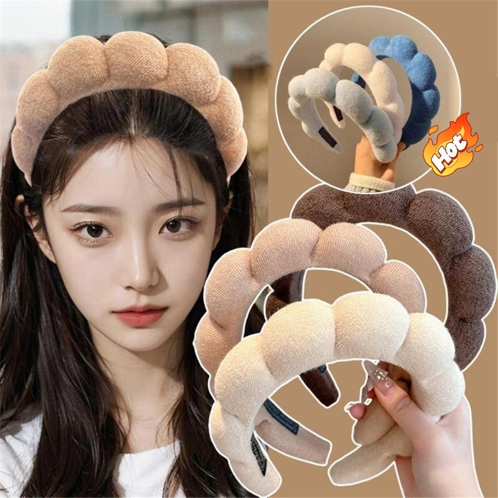 ที่คาดผม hair band ins สไตล์เกาหลี น่ารัก โดปามีน รูปทรงคล้ายก้อนเมฆ บรรจุด้วยสำลี มีให้เลือกหลายสี พร้อมส่ง