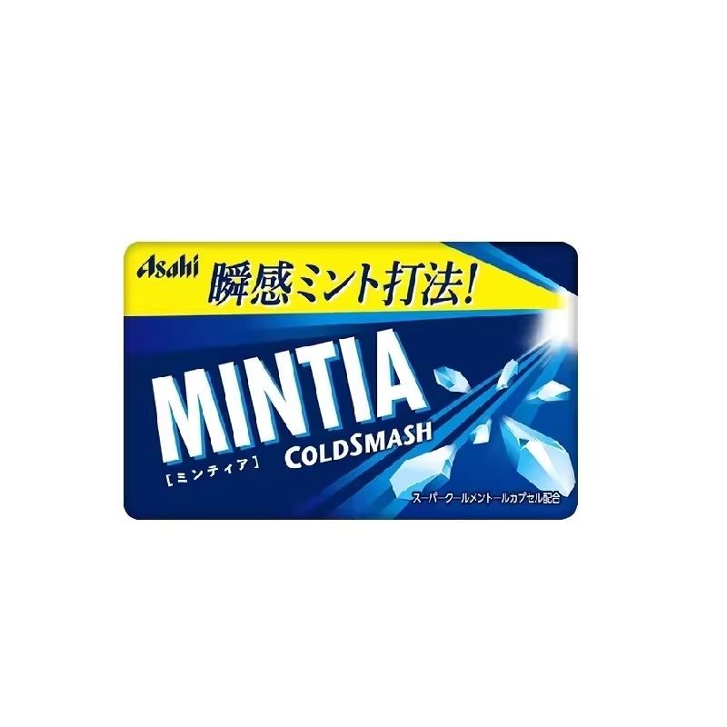 Asahi Asahi ลูกอมมิ้นต์ปราศจากน้ําตาล MINTIA Cool Cool Fresh Breath Kiss ลูกอมแคลอรี่ต่ํา