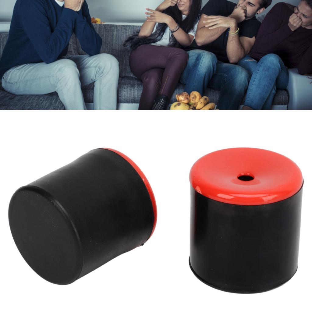 Keenso Squeeze Fart Machine Speeds Prank Toy 2 ชิ้นแบบพกพาสําหรับครอบครัว Gathering (สีดํา