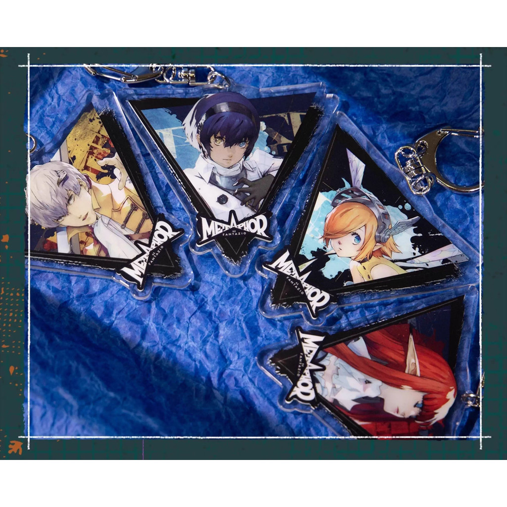 SEGA Metaphor Fantasy พวงกุญแจอะคริลิค ATLUS เกม สินค้า