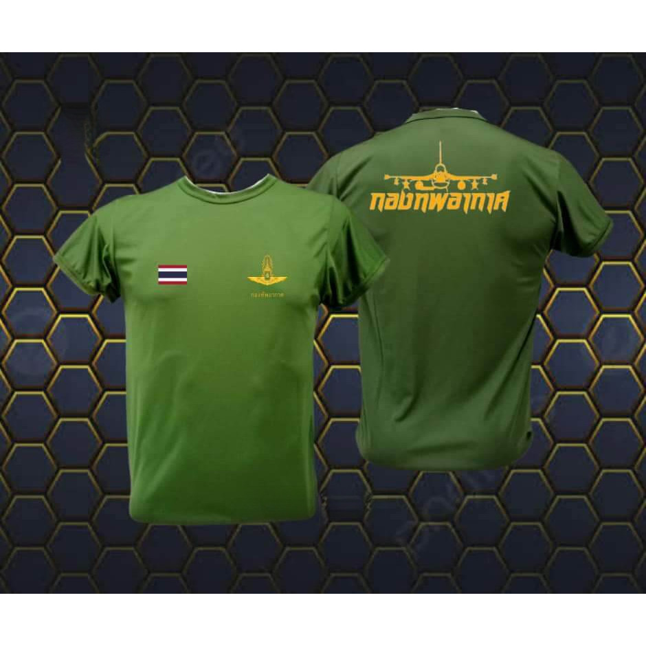 เสื้อยืดพิมพ์ลายกราฟิก "Air Force" สไตล์ทหาร ผ้าคอตตอน 100% คอกลม แขนสั้น unisex ไซส์ S-5XL06