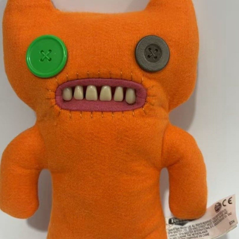 【พร้อมส่ง】fuggler funny ugly monster Out-of-Print Rare fuggler สีส้ม Hessitation Monster ถือฟัน Baby