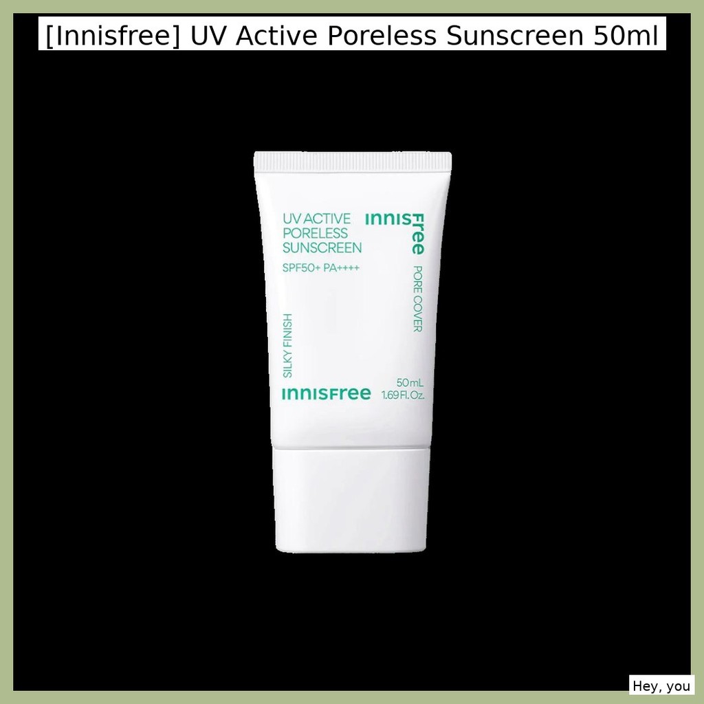 [Innisfree] UV Active Poreless Sunscreen 50ml / Pore Eraser Primer Sunscreen & Sweat-Proof Outdoor S