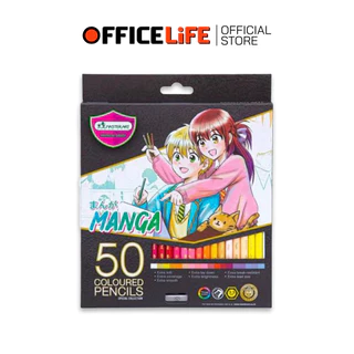 Master Art (มาสเตอร์อาร์ต) สีไม้ ดินสอสี มาสเตอร์ซีรี่ย์ รุ่น มังงะ MANGA แบบ 12 สี / 24 สี / 36 สี / 50 สี ( 1 กล่อง )