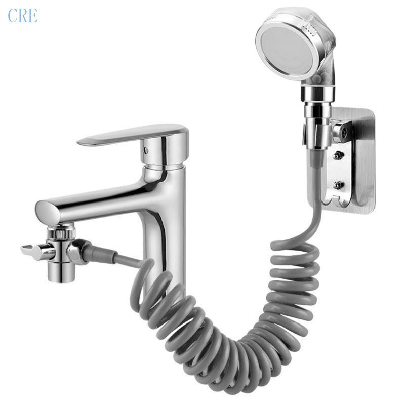 CRE สายฝักบัวแบบยืดหยุ่น Universal Spring สายฝักบัวโฟม Bidet Spring Hose