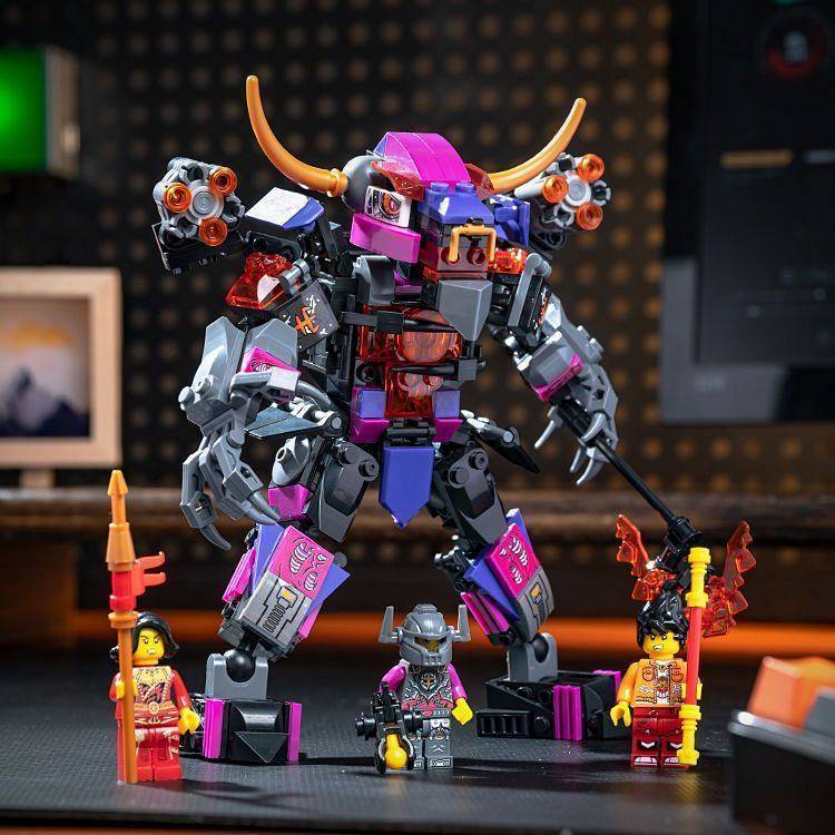Building Blocks Sun Wukong Transformers Mecha Qi Tian Da Sheng Monkey King Assembled Toys 6 to 12 Ye