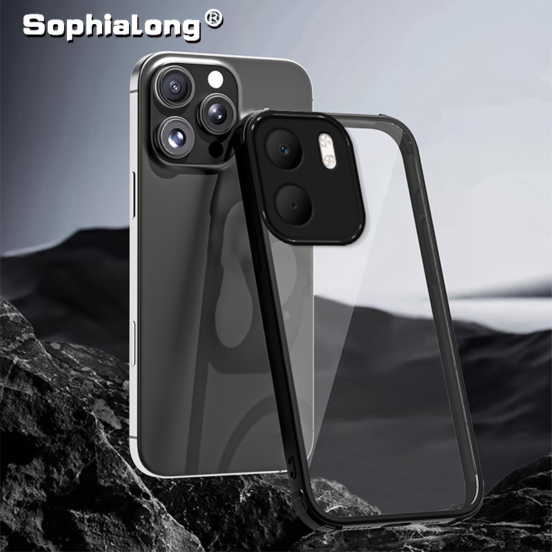 ใหม่ล่าสุดเคสใสสําหรับ OPPO A6X A5X CPH2725 CPH2819 CPH2823 Hard TM อะคริลิคฝาครอบโทรศัพท์ด้านหลังกั