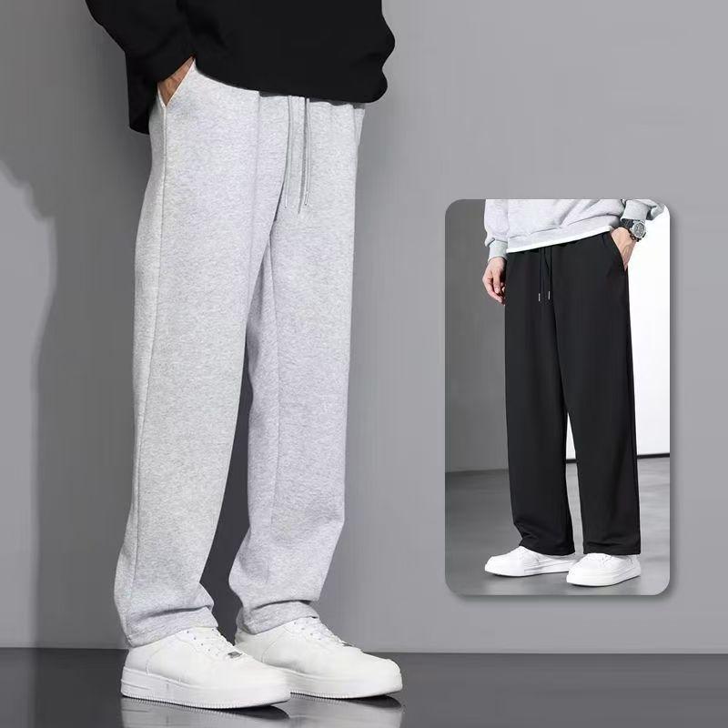 กางเกงวอร์มสปอร์ตทรงหลวมสีเทา ทรงหลวม ทรงหลวม ทรงหลวม กางเกงขายาวทรงหลวม ทรงหลวม เทรนด์ใหม่ ฤดูใบไม้ผลิ 2025 - รูปที่ 5