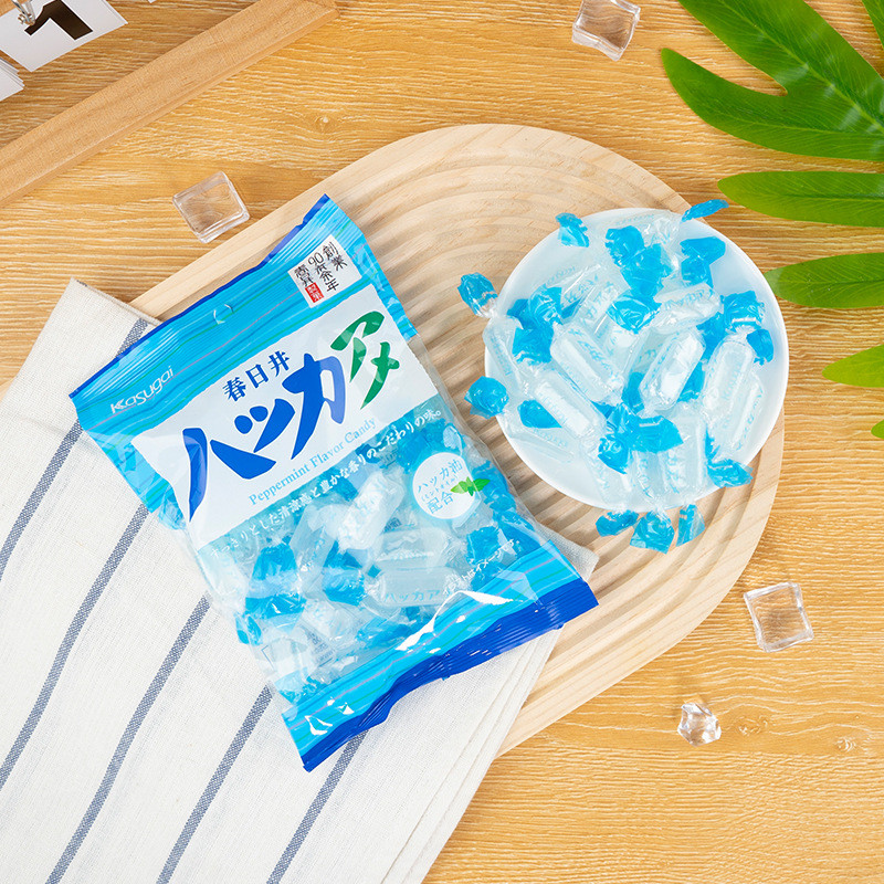 Kasugai Mint Candy Hard Candy Cool Throat Candy Mint Candy Kasugai Crystal Candy ขนมนําเข้า A Candy 