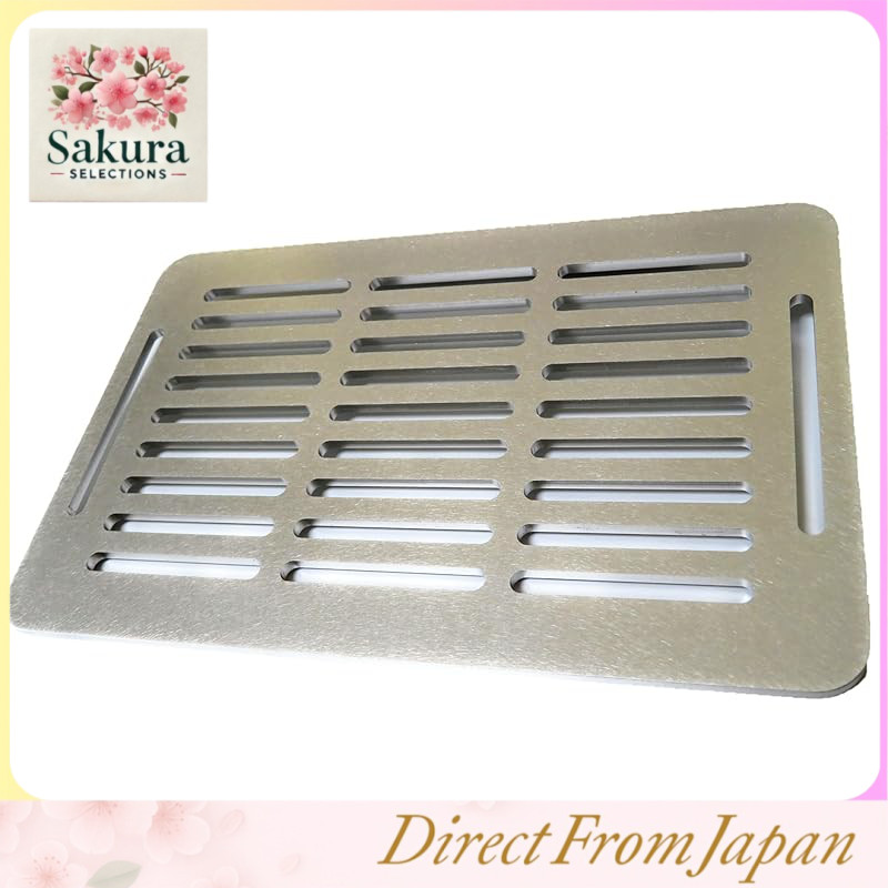Stainless Steel 5mm Iwatani Robatayaki Aburiya Dedicated Grill Plate, Rust-Resistant, Hygienic, and 