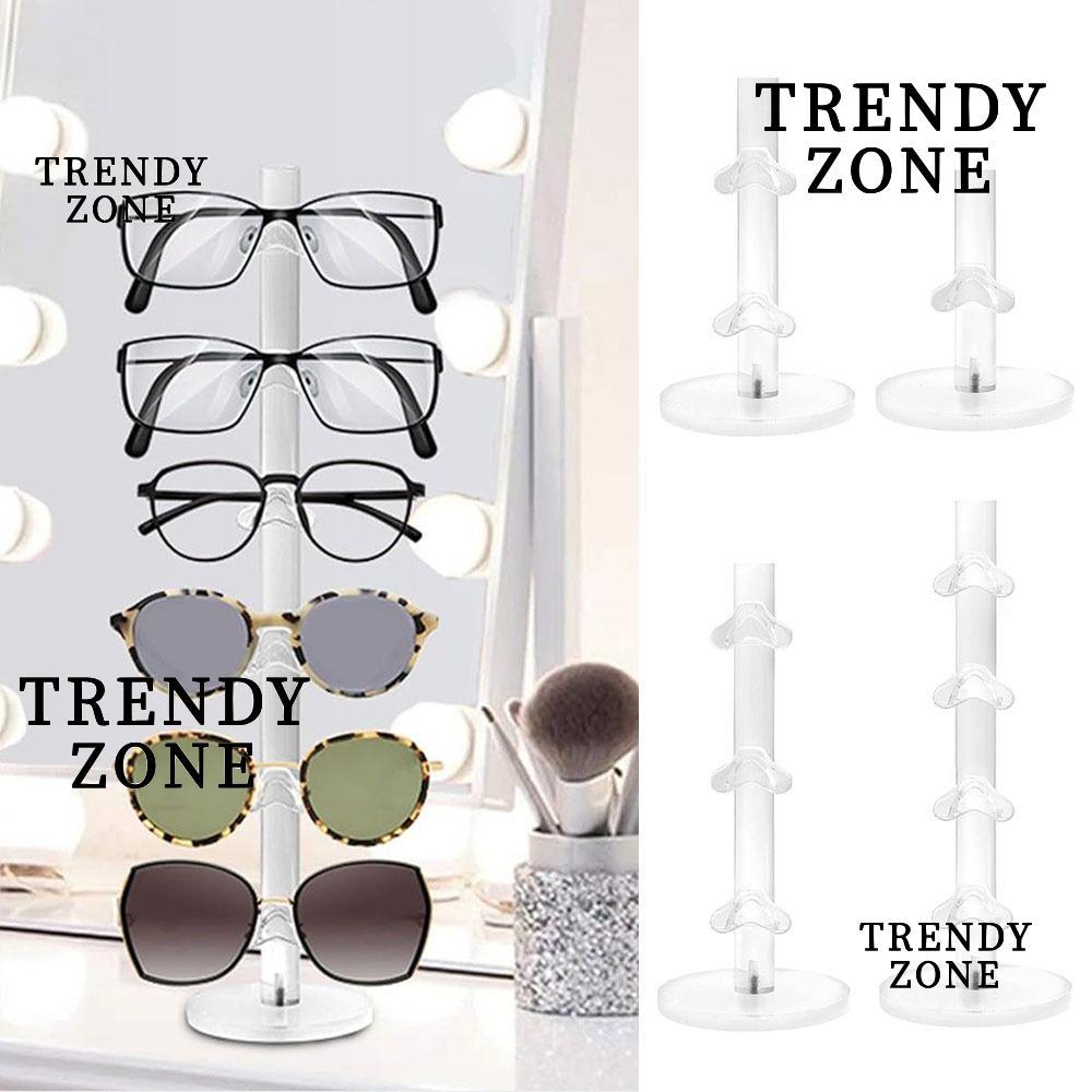 เทรนด์YZONE แว่นกันแดดพร้อมชั้นวางแสดงแบบโปร่งใสหลายชั้นและตู้โชว์อะครีลิค
