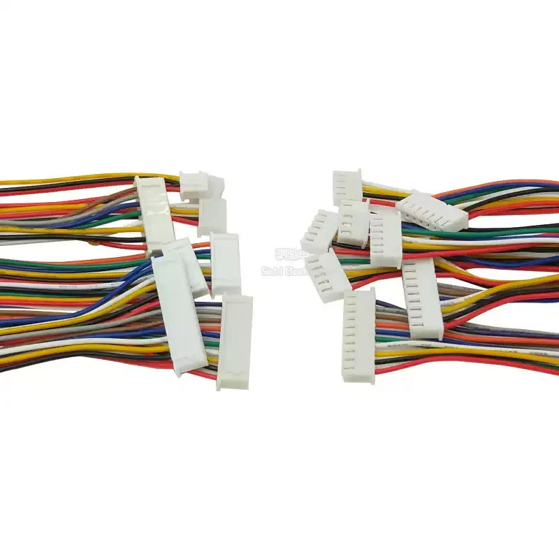 100PCS JST XH2.54 2/3/4/5/6/7/8/9/10/12 พินยาว 20 ซม.ปลั๊กสายไฟ 26AWG