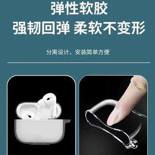 Stock ReadyCase สําหรับ Edifier EvoBuds/Lolli Anc/Lolli Pro2/Lolli Pro5/Lolli Pro/Lolli Clip/W220T/W320TN TPU โปร่งใสหูฟังปกอ่อนพร้อมเชือกพิเศษ