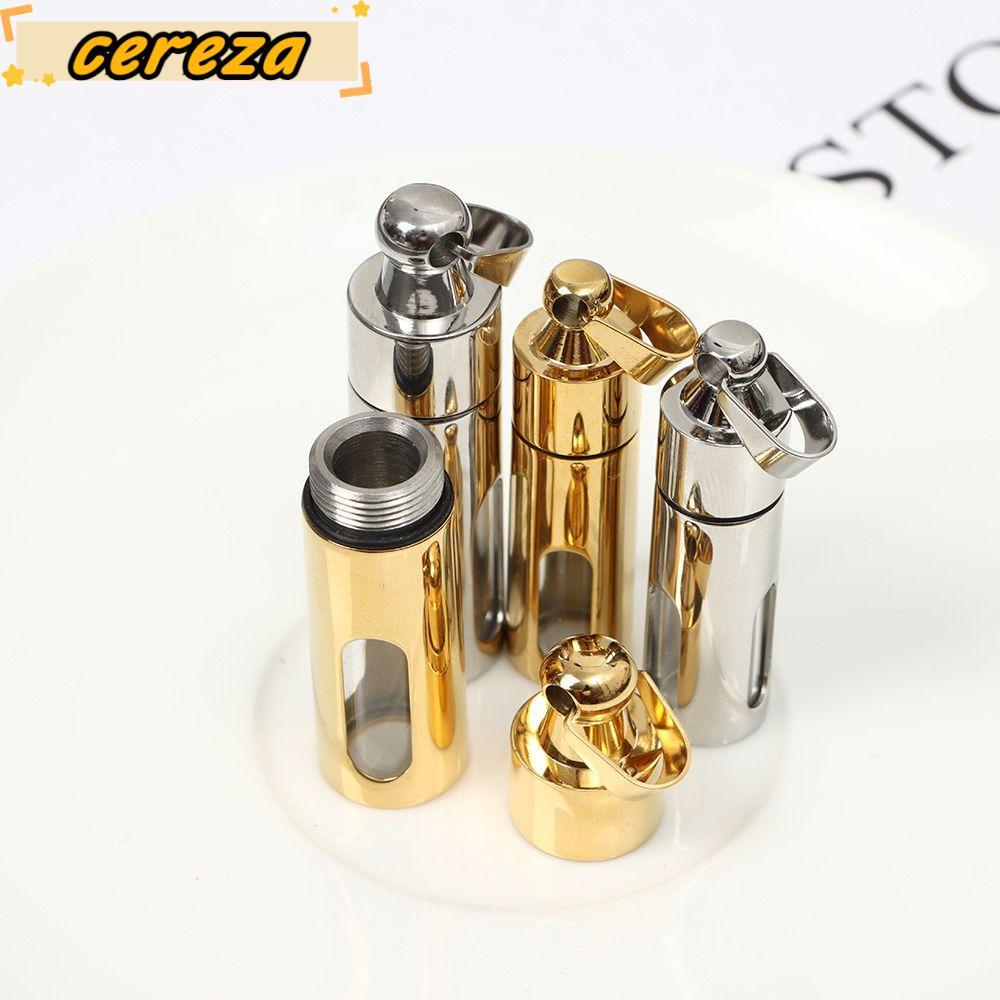 CEREZA น้ำหอม Vial สแตนเลส สำหรับทำสร้อยคอมากกว่า DIY