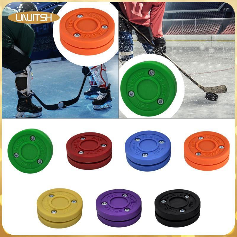 [unjitsh] Roller Hockey Puck Ice Hockey Puck ของขวัญมัลติฟังก์ชั่น Smooth Street Hockey Puck การฝึกอ