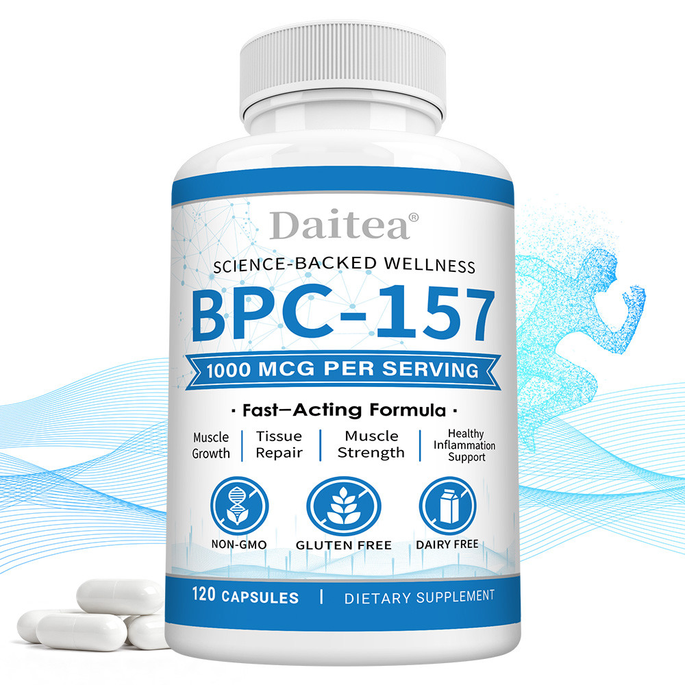 Daitea-BPC-157 อาหารเสริม BPC157 ความเข้มข้นสูง สําหรับกล้ามเนื้อและการเคลื่อนไหว รองรับข้อต่อ