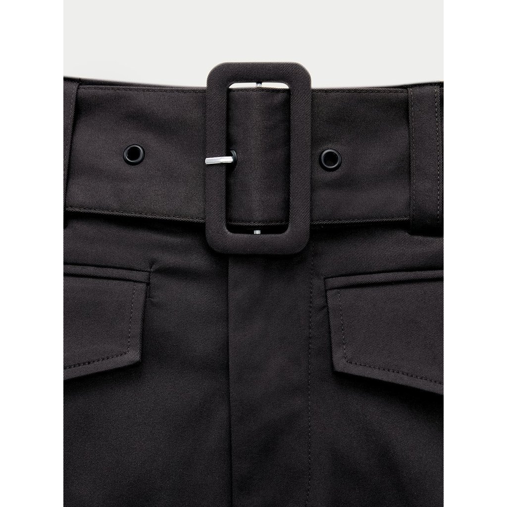 [Pomelo] กระโปรงแต่งเข็มขัด / Belted Skirt — صورة 2