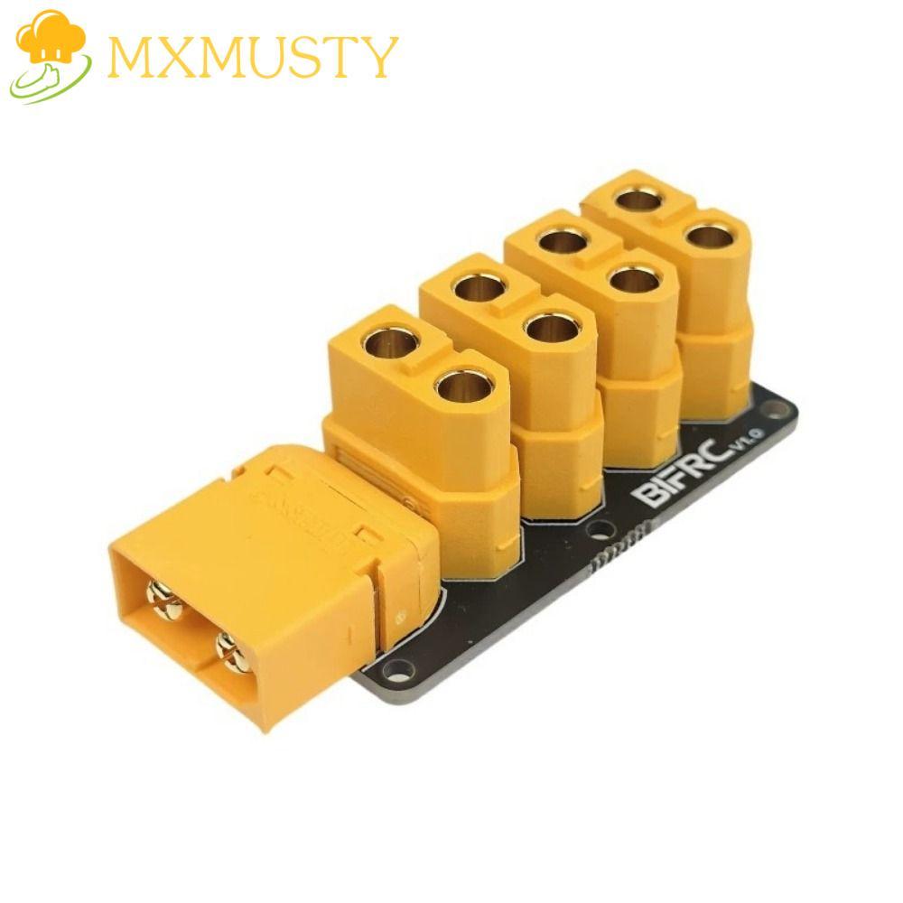 MXMUSTY Power Distribution Board, 4 Channel Plug Distribution Board, XT90 Connector XT30 Connector X