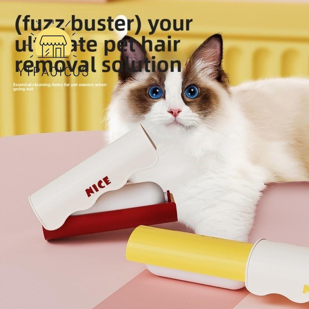 YURUYI Lint Roller Lint Remover, เสื้อผ้า Lint Removal เครื่องมือพับผม Sticky Roller, แบบพกพาล้างทํา