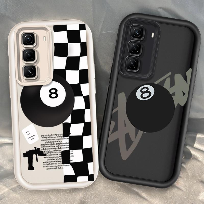 ปลอกสําหรับ INFINIX HOT 50 4G INFINIX X6882 X6882B น่ารักซิลิโคนบิลเลียดเคสกันกระแทก