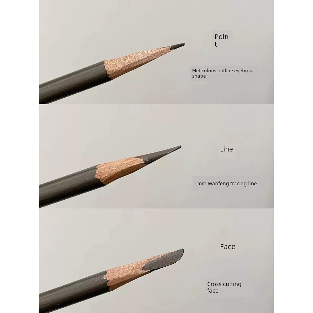 ดินสอเขียนคิ้วกันน้ำ คิ้ว Novo Non-Fading Novice Beginner ดินสอเขียนคิ้วมาเชเต้