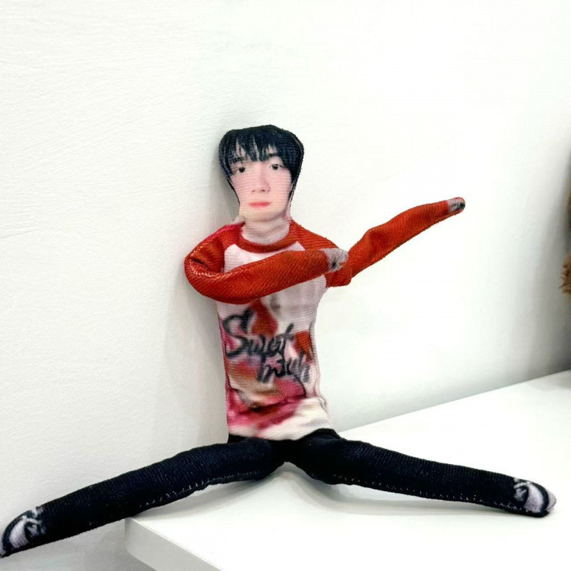 Song Yaxuan+Su Xinhao เมาส์แห้งของเล่นนามธรรม Limb แยกกรอบลวดความแตกต่างสองด้าน 1.3