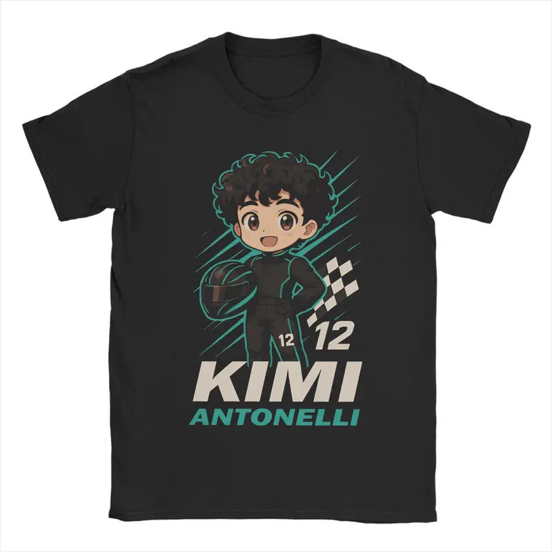 เสื้อยืดผู้ชาย Andrea Kimi Antonelli คอกลม แขนสั้น ผ้าฝ้ายแท้ ดีไซน์เท่