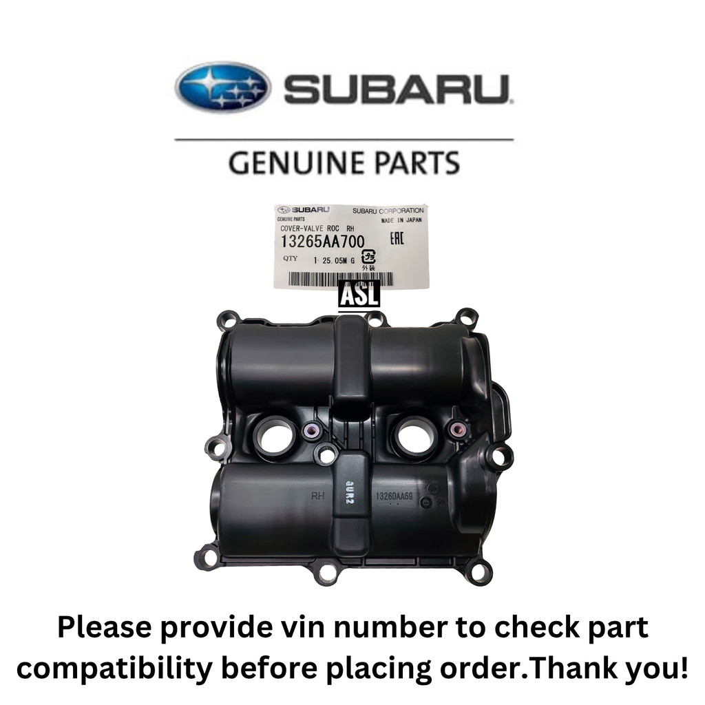 Subaru Rocker Cover BRZ ZD8 Crosstrek GU7 Forester SL9 WRX VBH Toyota GR86 ZN8 13265AA700 13279AA570